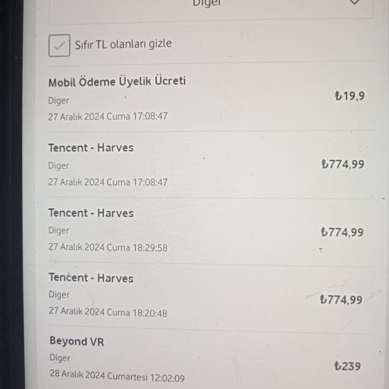 Faturama İzinsiz Yansıtılan Ücretler