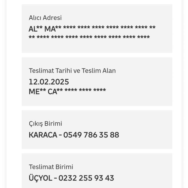 Yanlış Teslimat Ve İlgisiz Kargo Sorunu