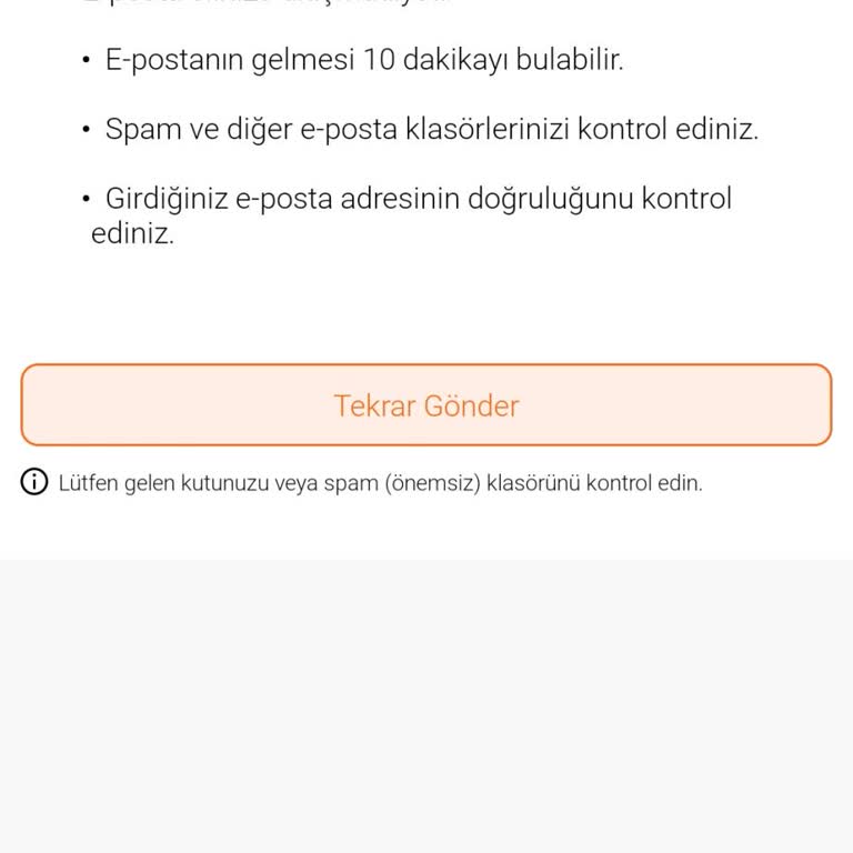 Sipariş Takip Sorunu Ve Hesap Doğrulama Problemi