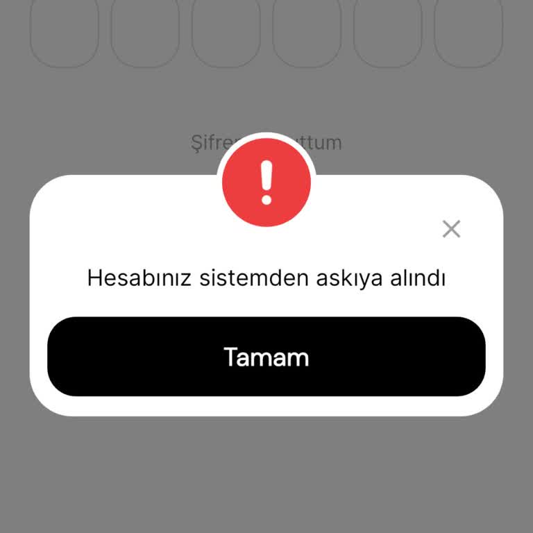 Bloke Edilen Hesap Nedeniyle Mağduriyet Yaşıyorum