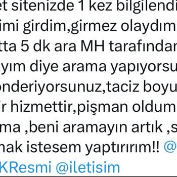 Sigortam.net'ten Bitmek Bilmez Aramalar Ve SMS'ler