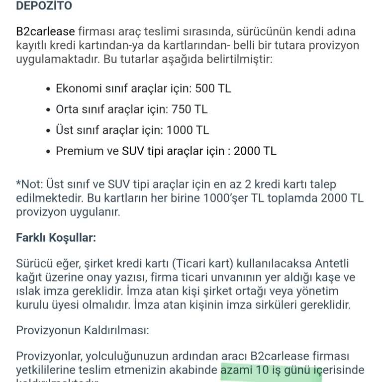 Depozito İadesi Gecikmesi Ve Müşteri Hizmetleri Sorunu