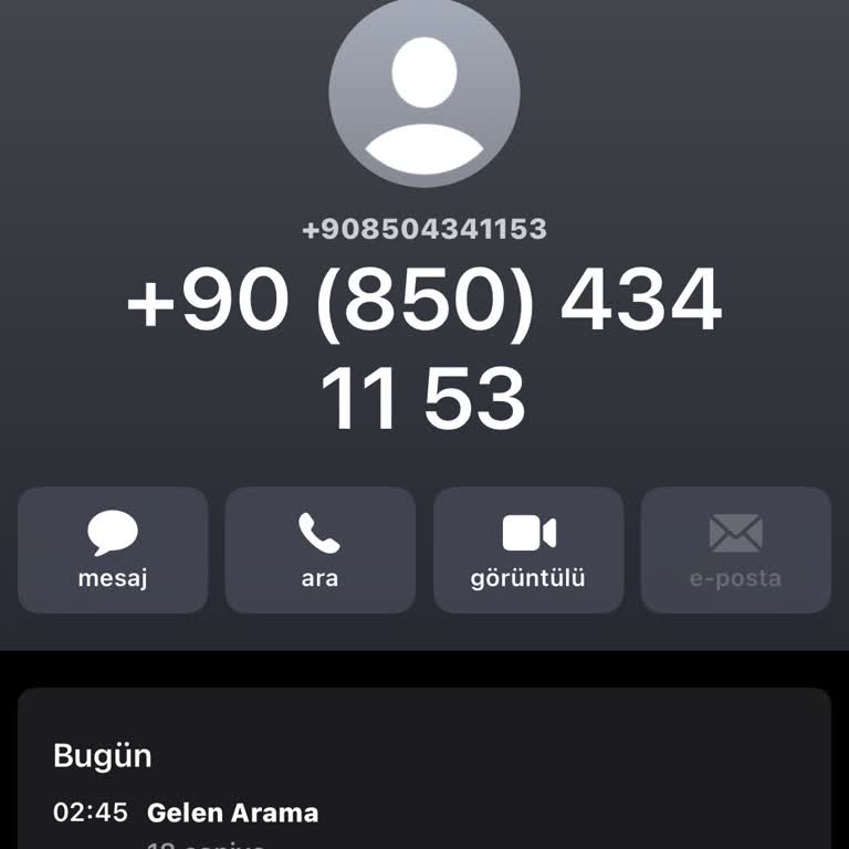 Bilinmeyen Numaradan Gelen Şüpheli Arama Ve Onay İstismarı