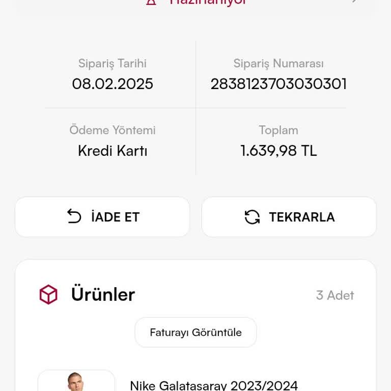 İptal Edilemeyen Sipariş Ve Geciken Kargo
