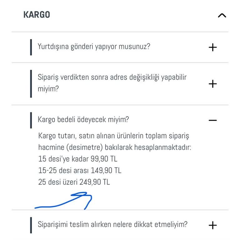 Yüksek Kargo Ücreti Şikayeti