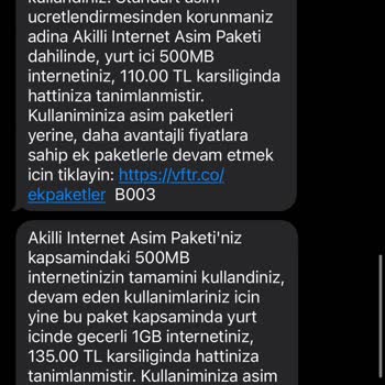 Bilgilendirme Eksikliği Ve Haksız Ek Paket Ücreti