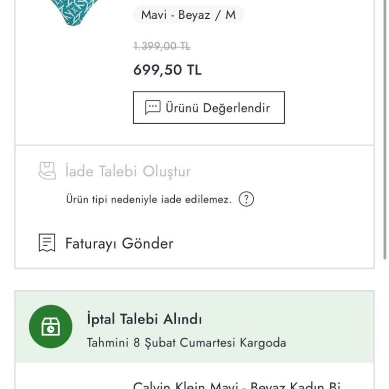 Eksik Ürün Ve İptal Edilen Sipariş Sorunu