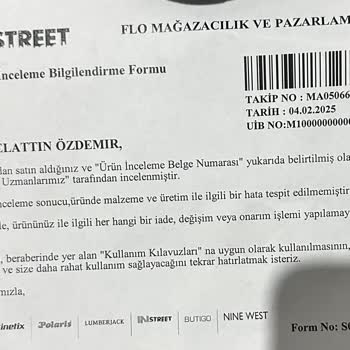 FLO Mağazası'ndan Alınan Kusurlu Ayakkabılar Ve İade Sorunu