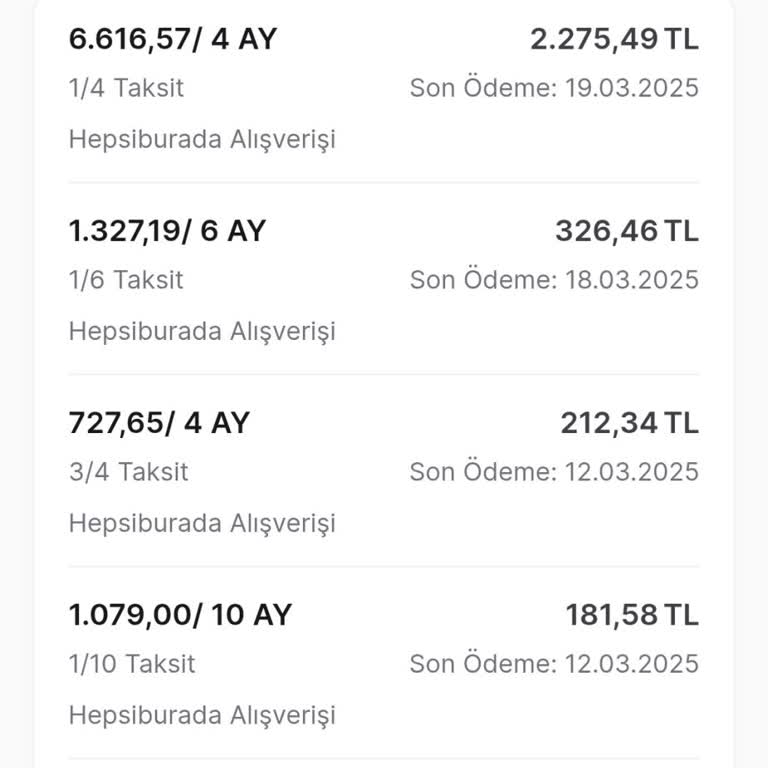 Hepsifinans'ta Kredi Taksitleri Karmaşası