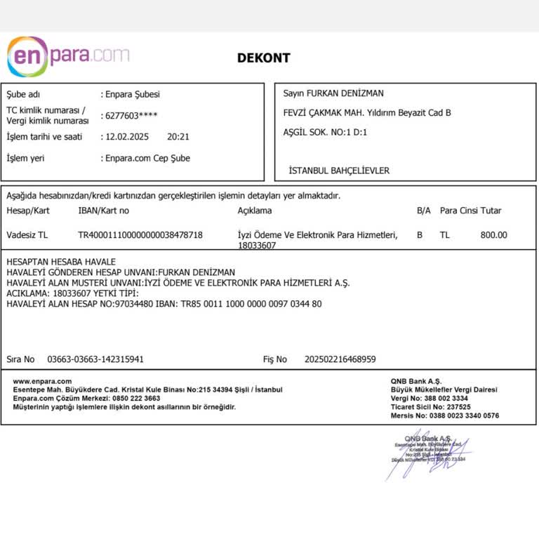 İyzico Cüzdanıma Yansımayan 800 TL İşlemi Ve Yetersiz Müşteri Hizmetleri