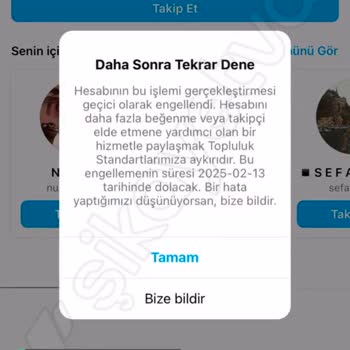 Instagram İstek Yollayamıyorum Beğeni Atamıyorum!