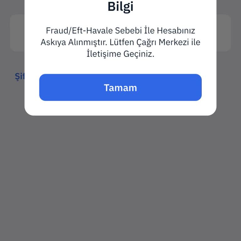 Hesabın Askıya Alınması Ve Yetersiz Müşteri Hizmetleri