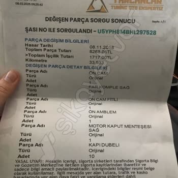 Araç Alımında Exper Raporu Şoku