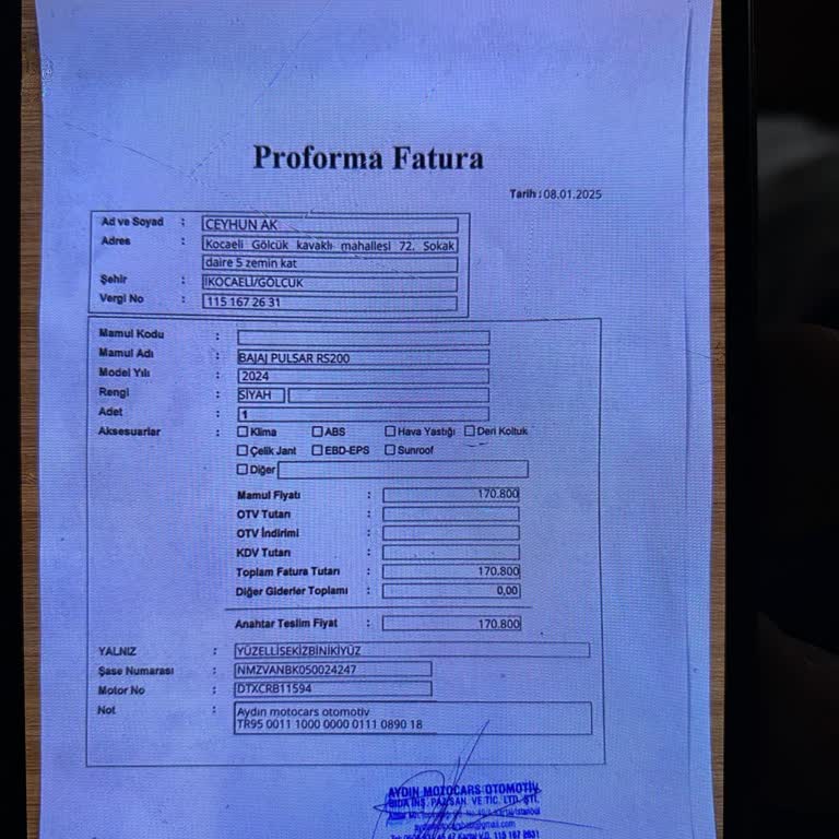 Ödemesi Yapılan Motosikletin Tescil Belgesi Bekletiliyor: Acil Çözüm Talebi