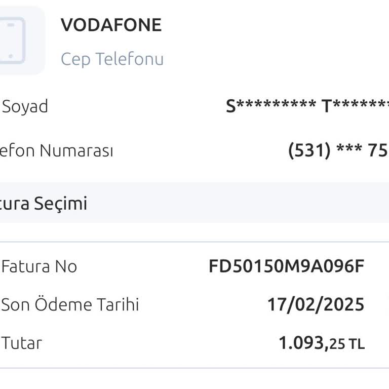 Beklenmedik Fatura Şoku