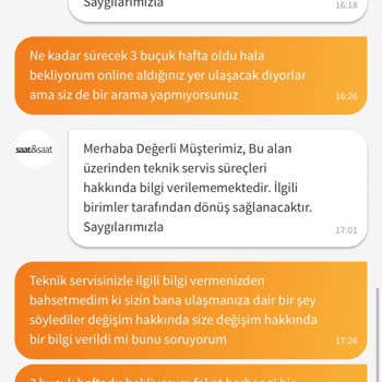 Trendyol'dan Aldığım Saatte Çözülmeyen Sorun