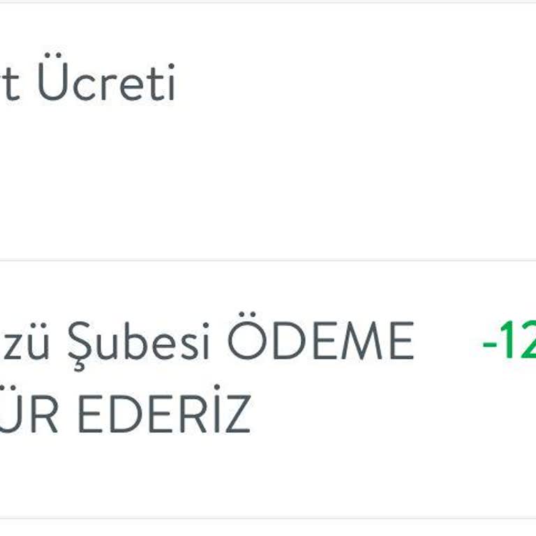 Kredi Kartı Üyelik Ücretinin İadesi Talebi
