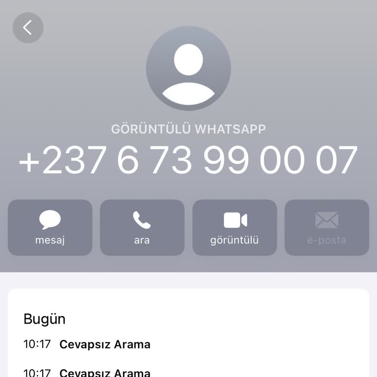 Bilinmeyen Ülkeden Gelen Arama Ve Gizlilik Endişesi