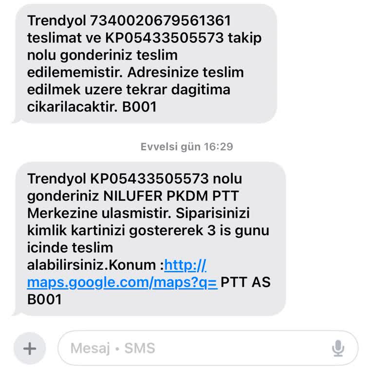 PTT Kargo Teslimat Sorunu Ve Gereksiz Ücretlendirme