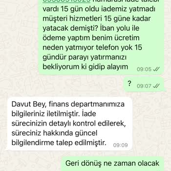 Geciken İade Süreci Ve İletişim Sorunları
