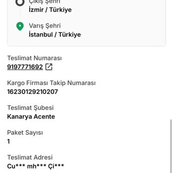 Sürat Kargo Kanarya Şubesi'nde Bekleyen Ürünler Ve Geri İade Sorunu