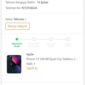 Yanlış Fiyatlandırma Nedeniyle İptal Edilen Sipariş