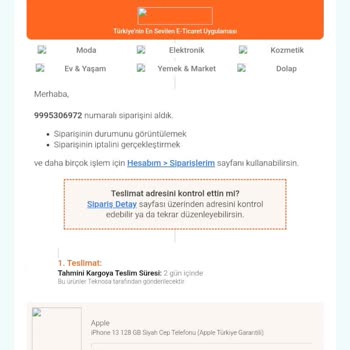 Trendyol'da Onaysız Ürün İptali Şoku