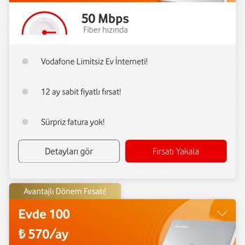 Vodafone Net'in Uçuk Fiyatları