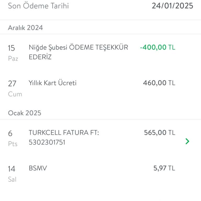 Haksız Kart Aidat Ücreti İadesi Talebi