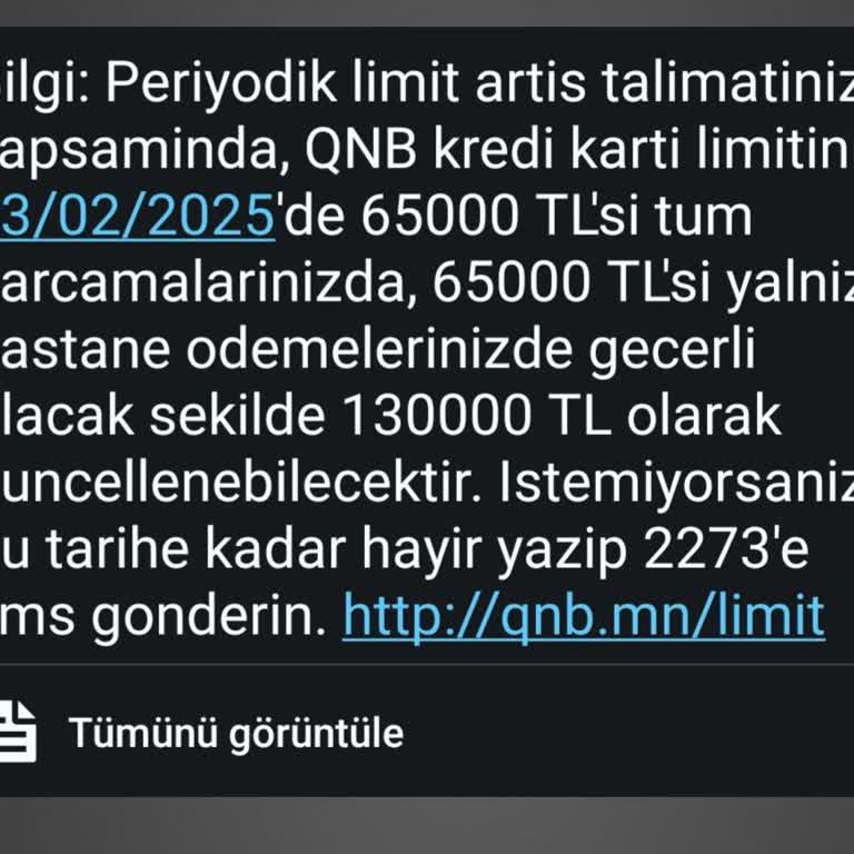 Limit Artışı Sorunu Ve İletişim Eksikliği