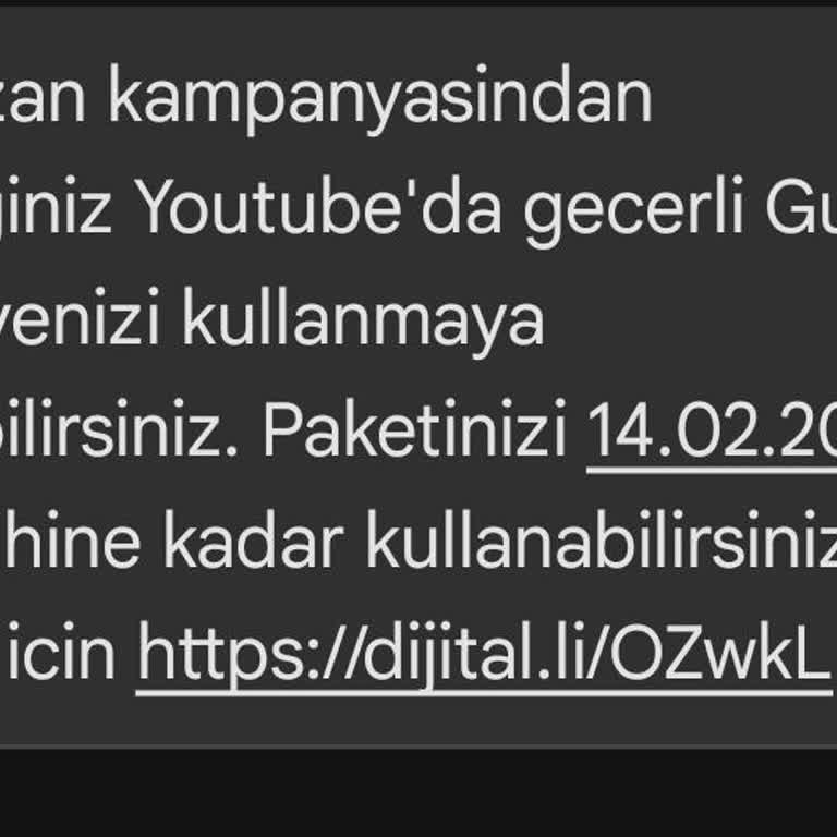 Turkcell Hediye İnternet Kullanımında Kota Sorunu