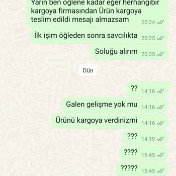 Beklenen Halı Teslimatı Ve İletişim Sorunları