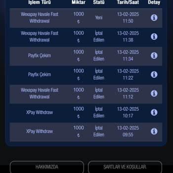 Çekim İşlemlerinde Sürekli Red