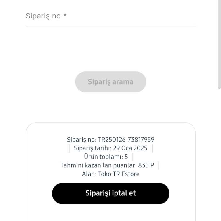 Sipariş Teslimatında Gecikme Ve İletişim Sorunu