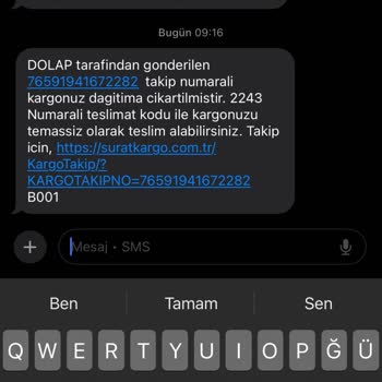 Kargomun Eksik Ürünü Ve Hasarlı Teslimat
