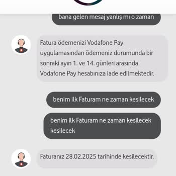 Vodafone Ev İnterneti Fatura Sorunu
