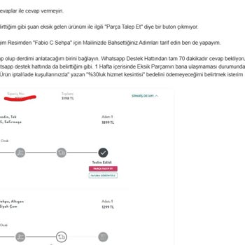 Vivense Alışverişinde Hayal Kırıklığı Ve Eksik Ürün Sorunu