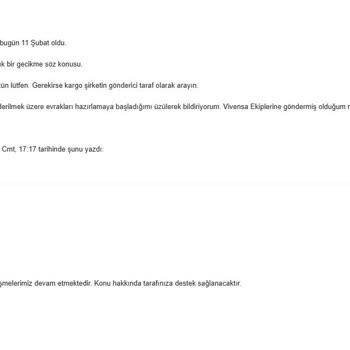 Vivense Alışverişinde Hayal Kırıklığı Ve Eksik Ürün Sorunu