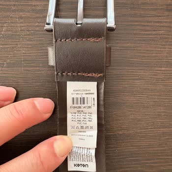 Кожаные ремни Koton быстро изнашиваются