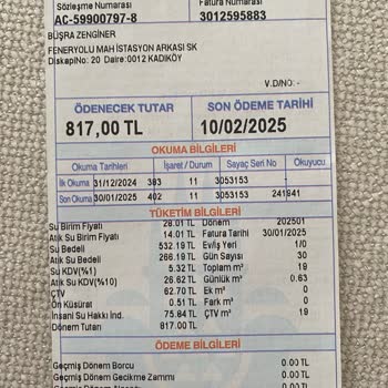 Ani Fatura Artışı Ve Sayaç Hatası Şüphesi