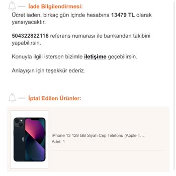 Yanlış İndirim Mesajı Ve İptal Edilen Sipariş Sorunu