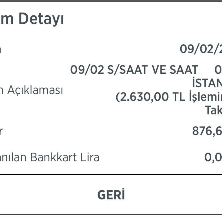 Kargoya Verilmeyen Saat Siparişi