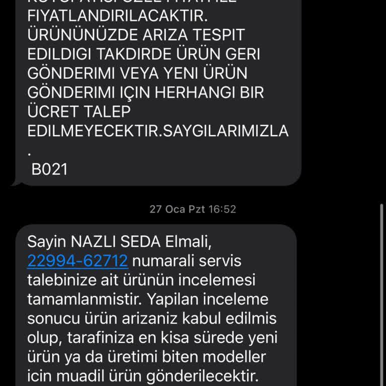 Garanti Sürecinde İletişim Eksikliği Ve Ürün Teslimat Sorunu