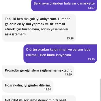 Getir Market'te Bozuk Ürün Ve İlgisizlik Sorunu