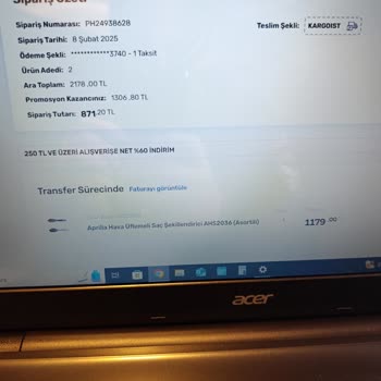 Yanlış Ürün Gönderimi Ve İptal Sorunu