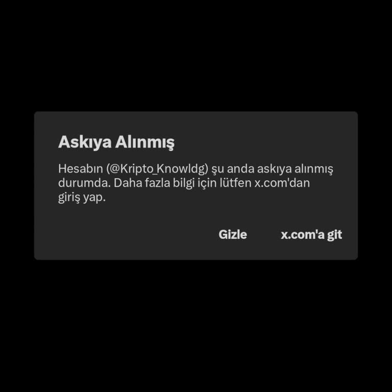 Haksız Hesap Askıya Alınması
