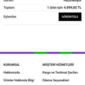 Öztanlar Müşteri Hizmetlerine Ulaşım Yok