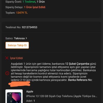 Yanlış Fiyatla Satış Ve Sipariş İptali Sorunu