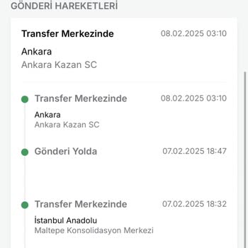 Kayıp Kargo Ve İlgisiz Müşteri Hizmetleri