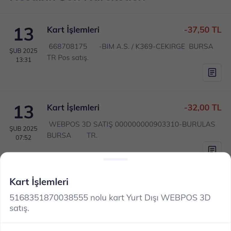 QNB Finansbank Hesabımdan İznim Dışında Yapılan Yurt Dışı Para Çekimi